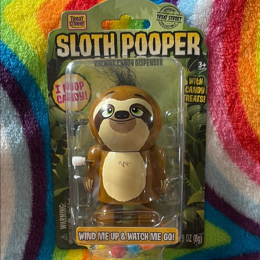 Sloth Pooper Candy Dispenser - Brown